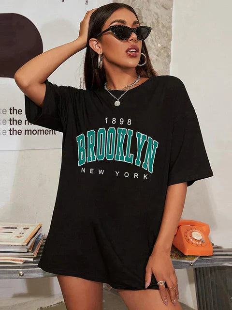 T-shirt oversize au style vintage Brooklyn