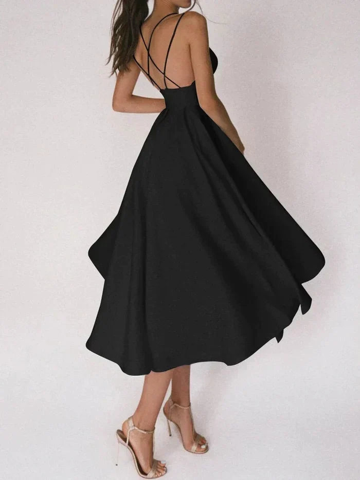Robe Chic à Bretelles en V