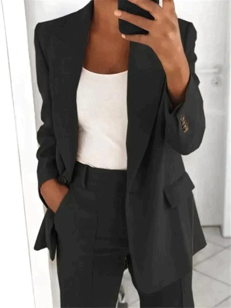 Ensemble Blazer et Pantalon Ample