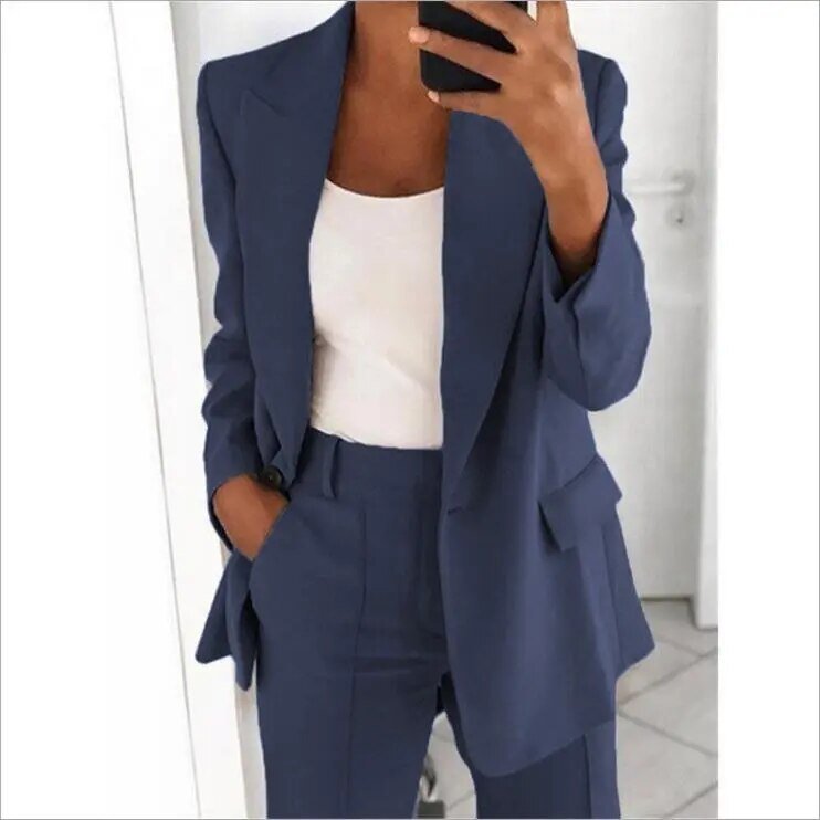 Ensemble Blazer et Pantalon Ample