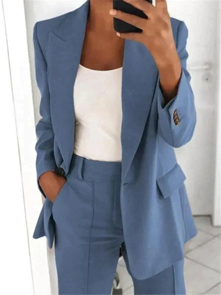 Ensemble Blazer et Pantalon Ample