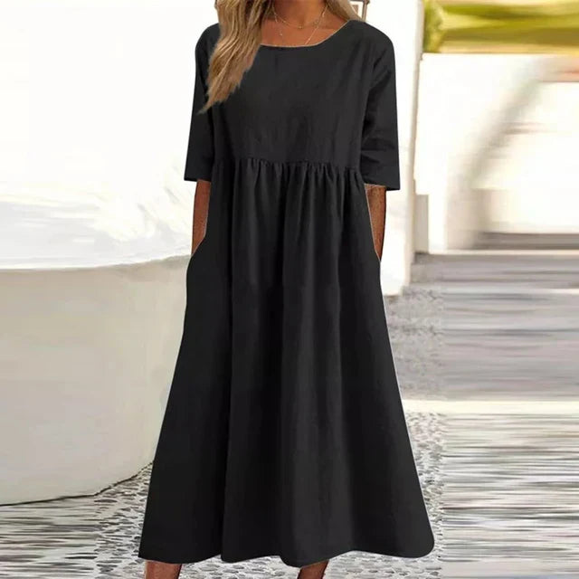 Odira - Robe en Coton Élégante