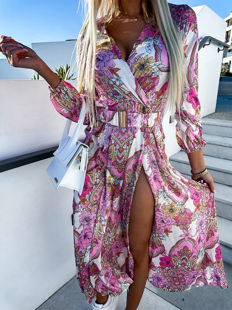 Niva - Élégante Robe Midi