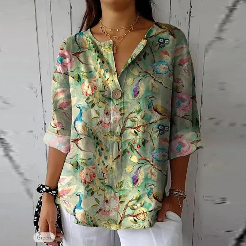 Confortable Blouse en Coton
