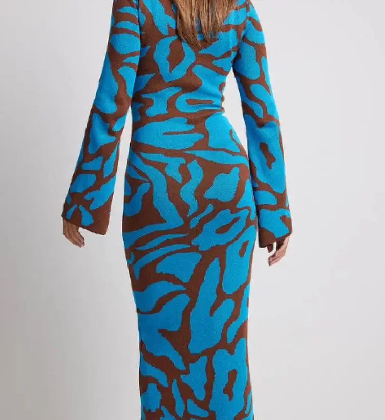 Stacey - Élégante Robe Maxi à Motif Floral