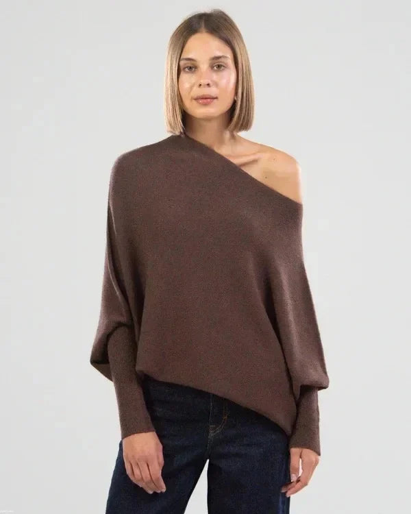 Asira - Asymmetrical Draped Pull