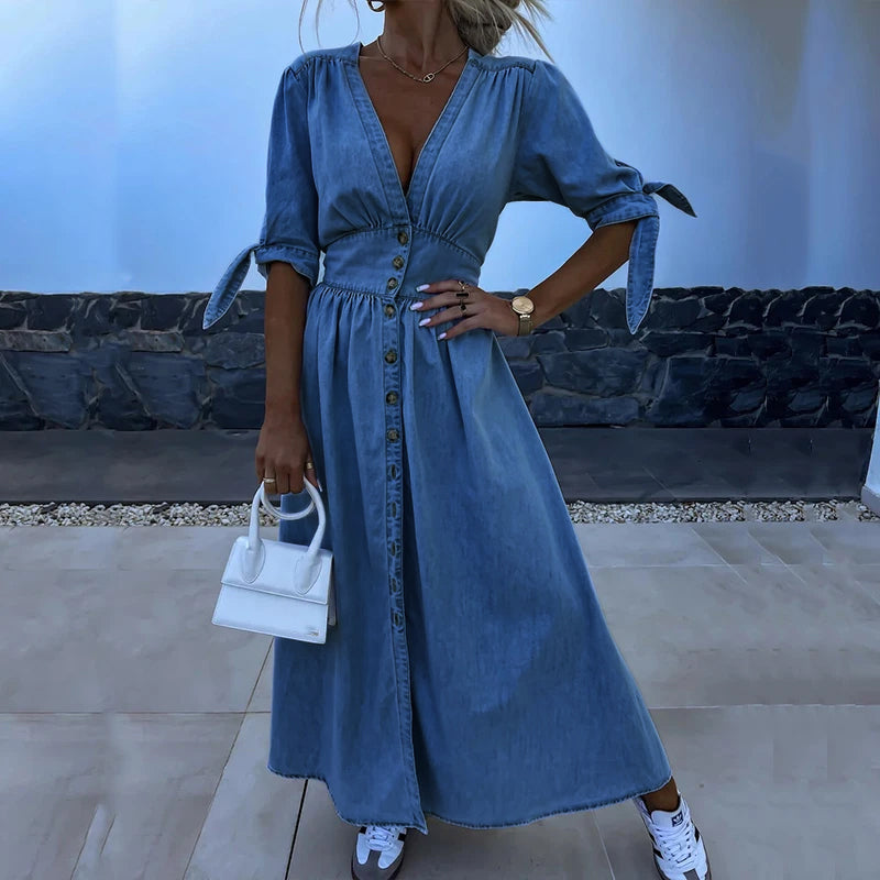 Robe en Jean Élégante Eva