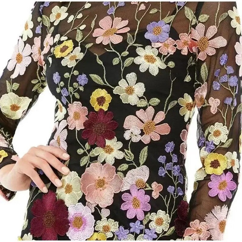 Robe Florale Artisanale Unique