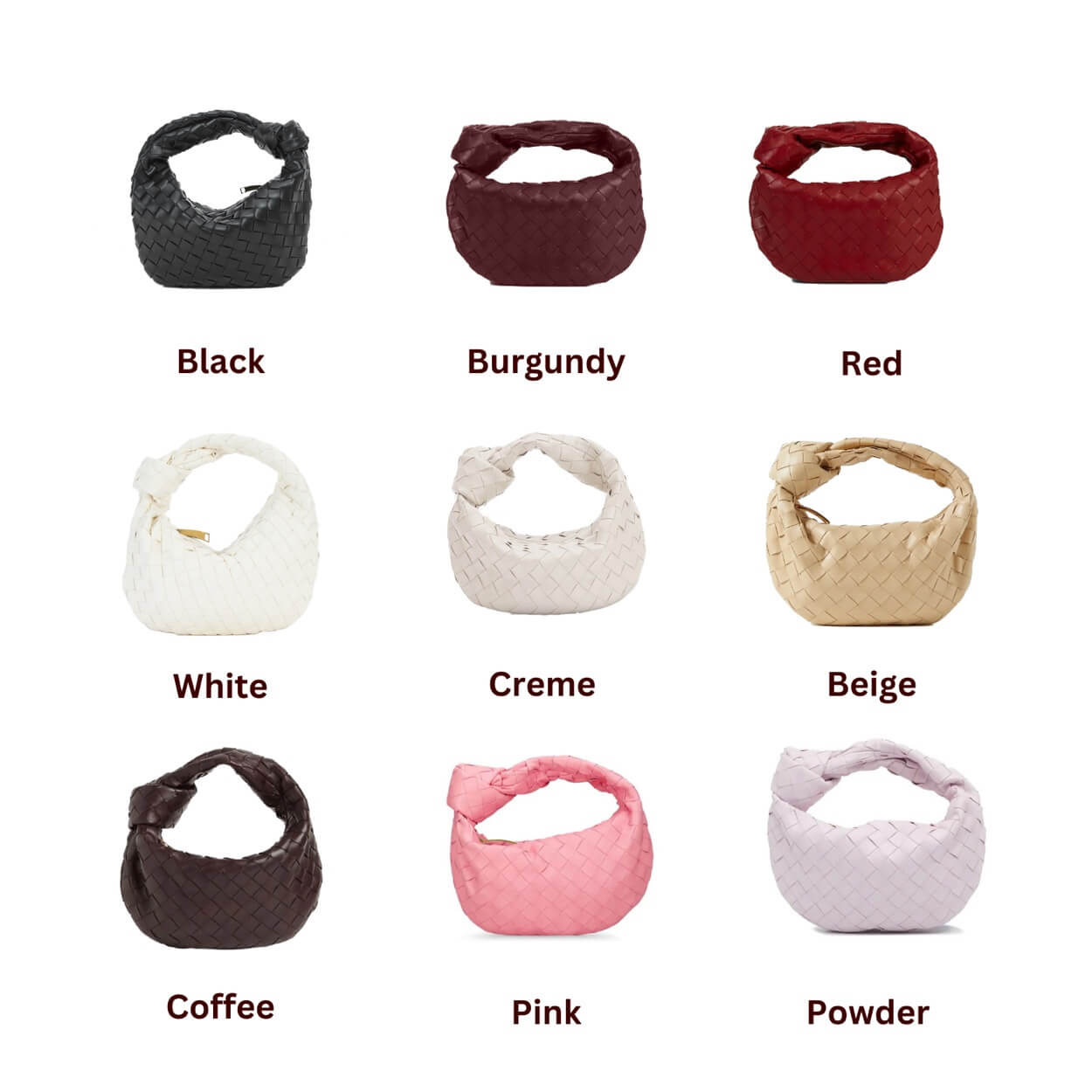 Élégant sac à main tissé